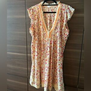 Poupette St. Barth beautiful multicolor floral print dress.